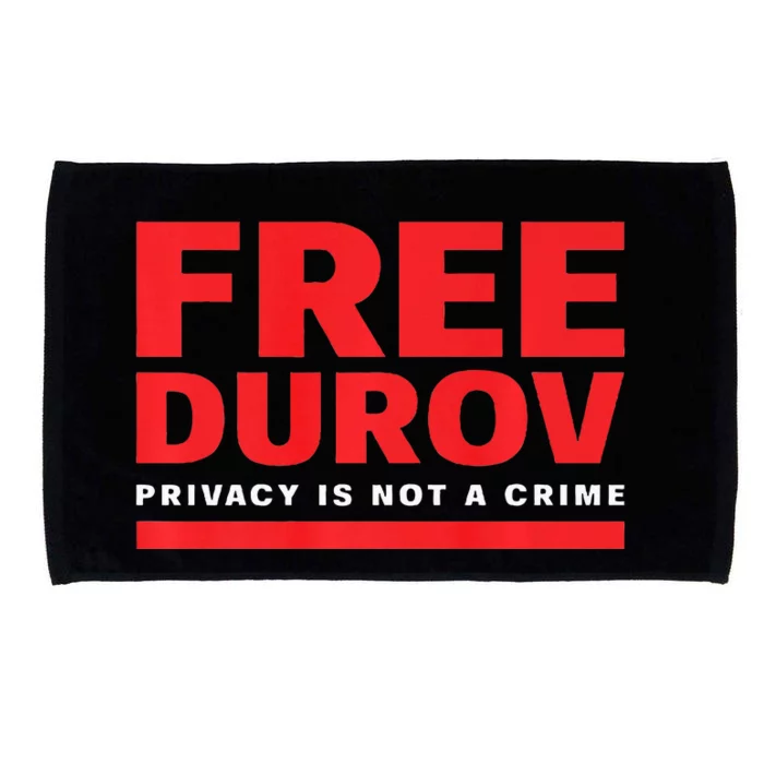 Free Pavel Durov Microfiber Hand Towel