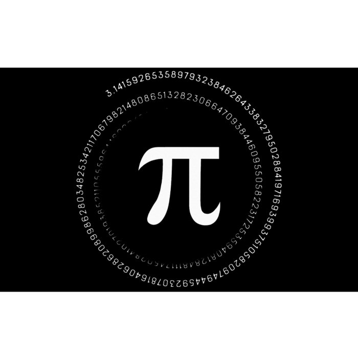 Funny Pi Day 3.14 Spiral Pi Math Tee For Pi Day Bumper Sticker