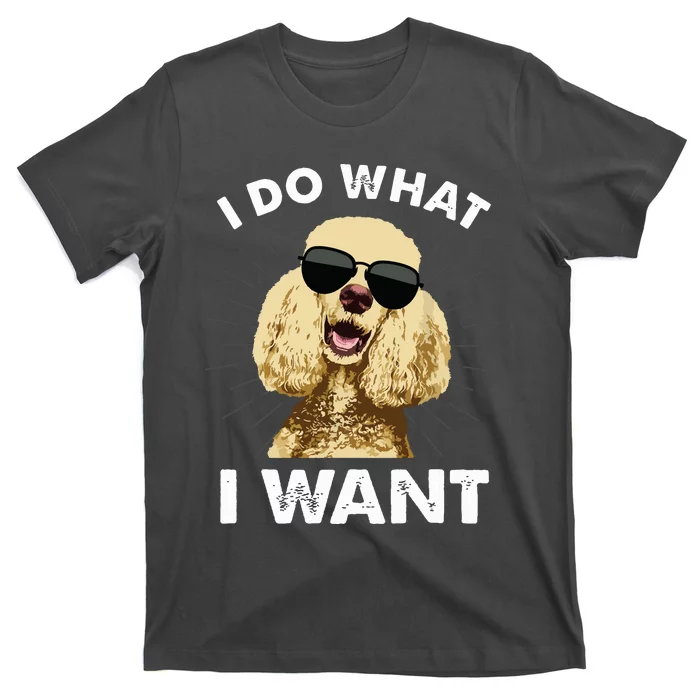 Funny Poodle Design For Men Women Dog Breed Poodle Lovers T-Shirt