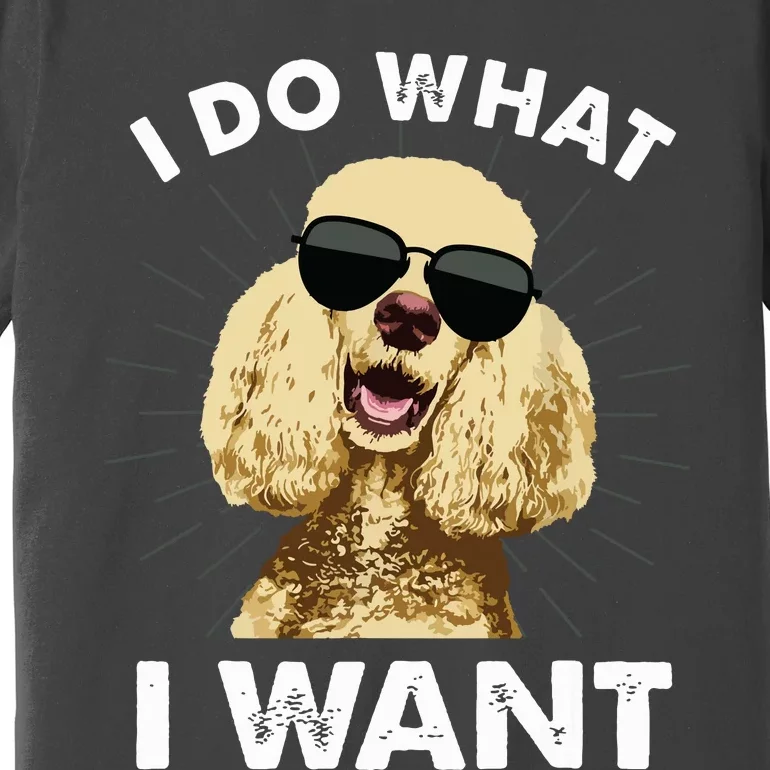 Funny Poodle Design For Men Women Dog Breed Poodle Lovers Premium T-Shirt