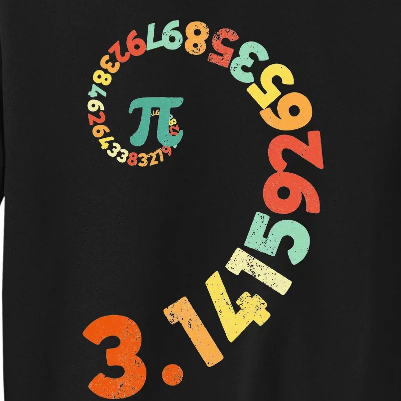 Funny Pi Day Clothing Spiral Pi Math Tee for Pi Day 3.14 Sweatshirt