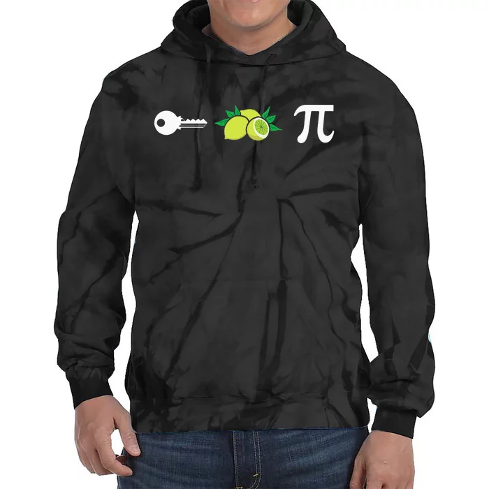 Funny Pi Day Key Lime Pie Math Teacher Nerd Mathematician Tie Dye Hoodie