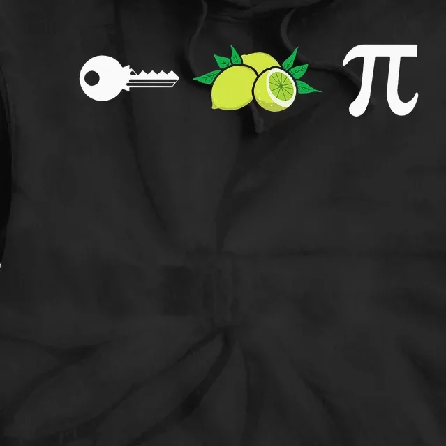 Funny Pi Day Key Lime Pie Math Teacher Nerd Mathematician Tie Dye Hoodie