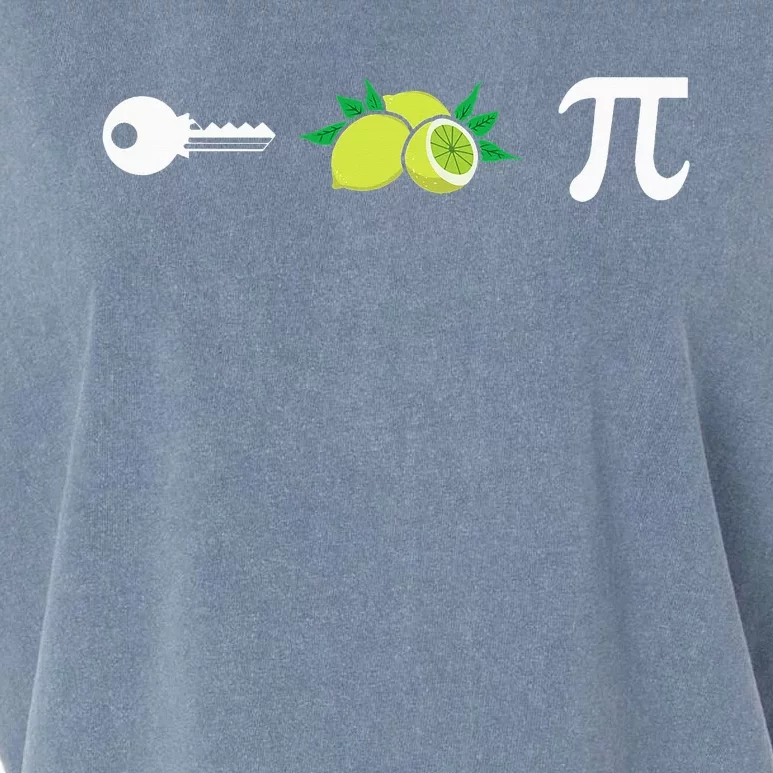 Funny Pi Day Key Lime Pie Math Teacher Nerd Mathematician Garment-Dyed Women's Muscle Tee