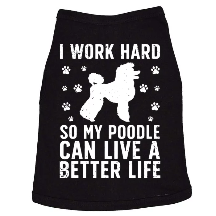 Funny Poodle Design For Men Women Kids Standard Poodle Lover Doggie Tank