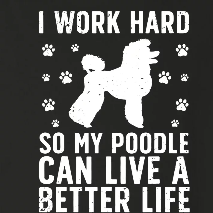 Funny Poodle Design For Men Women Kids Standard Poodle Lover Toddler Long Sleeve Shirt