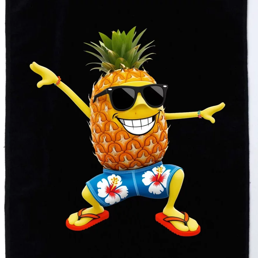 Funny Pineapple Dance Tropical And Playful Design Platinum Collection Golf Towel