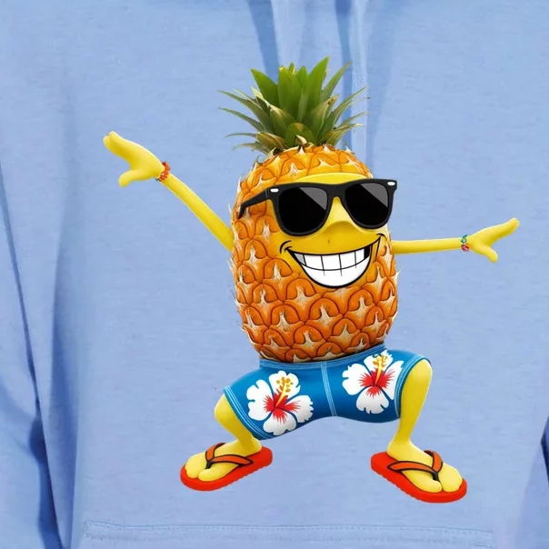 Funny Pineapple Dance Tropical And Playful Design Unisex Surf Hoodie