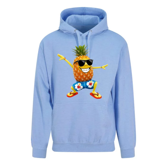 Funny Pineapple Dance Tropical And Playful Design Unisex Surf Hoodie