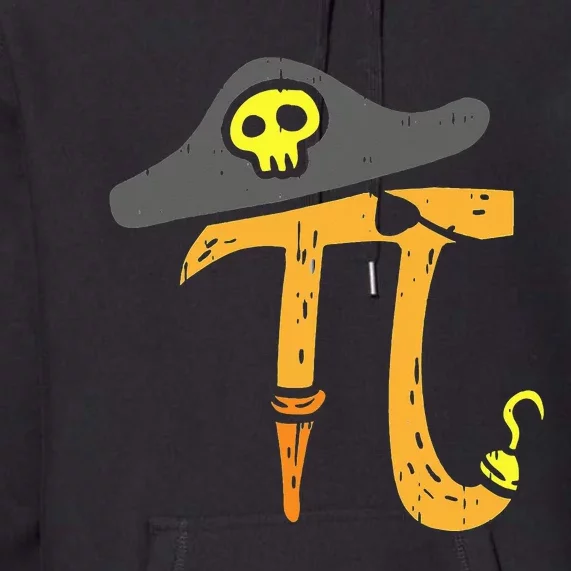 Funny Pi Day Rate Pirate Lovers Math Geek Premium Hoodie