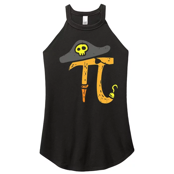 Funny Pi Day Rate Pirate Lovers Math Geek Women’s Perfect Tri Rocker Tank