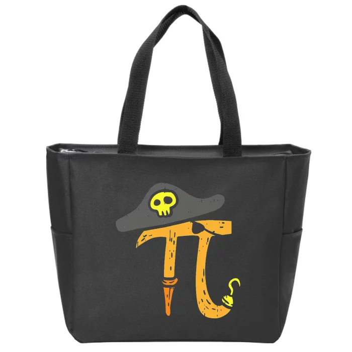 Funny Pi Day Rate Pirate Lovers Math Geek Zip Tote Bag