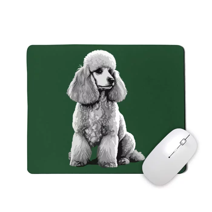 Funny Poodle Dog Miniature Poodle Toy Poodle 1995 Mousepad