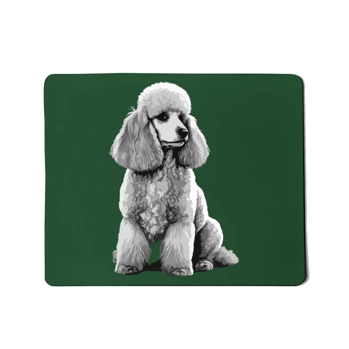 Funny Poodle Dog Miniature Poodle Toy Poodle 1995 Mousepad