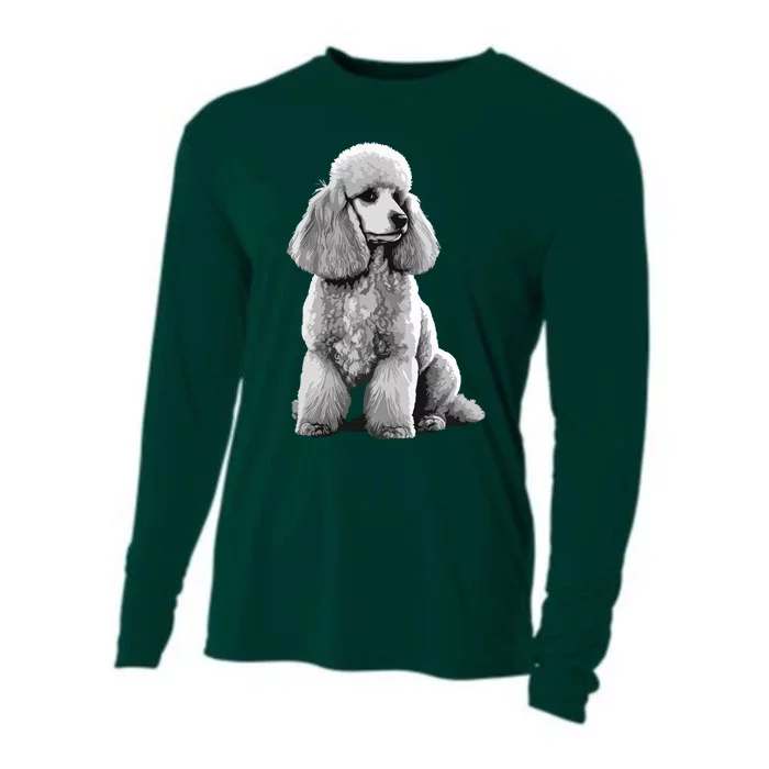 Funny Poodle Dog Miniature Poodle Toy Poodle 1995 Cooling Performance Long Sleeve Crew