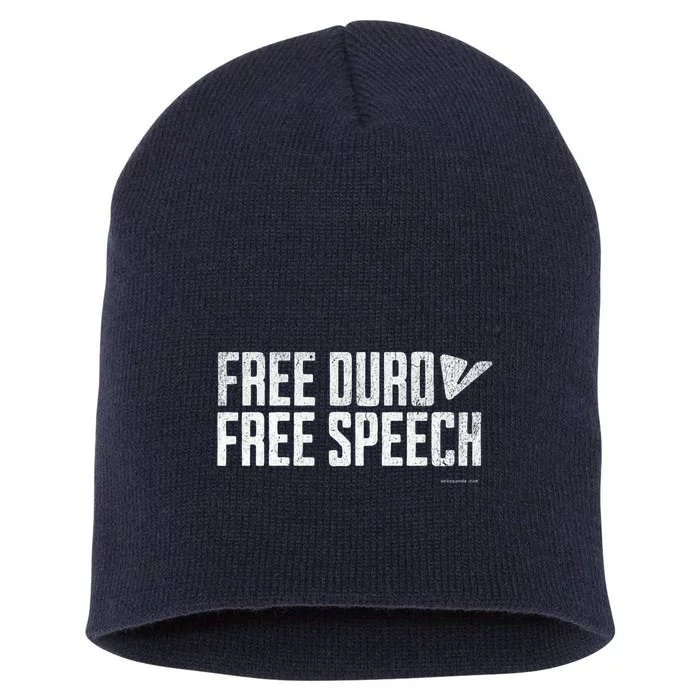 Free Pavel Durov Telegram Free Speech Short Acrylic Beanie