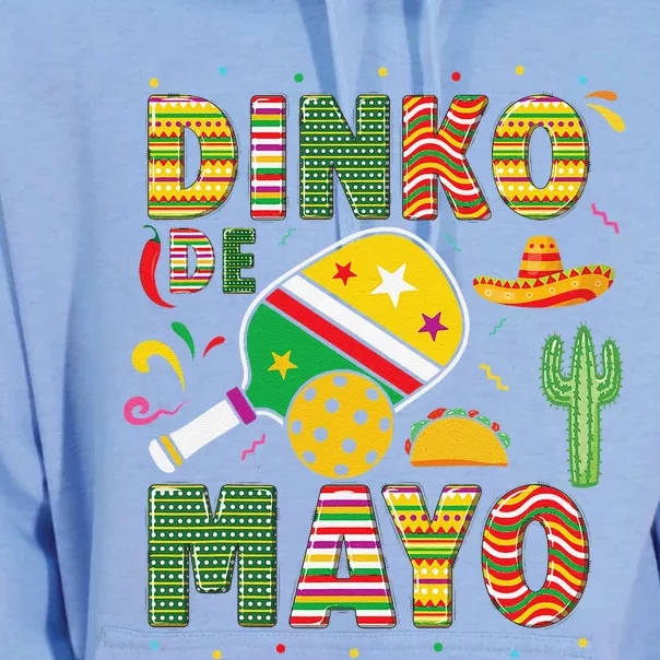 Funny Pickleball Dinko De Mayo Cinco De Mayo Pickleball Pun Unisex Surf Hoodie