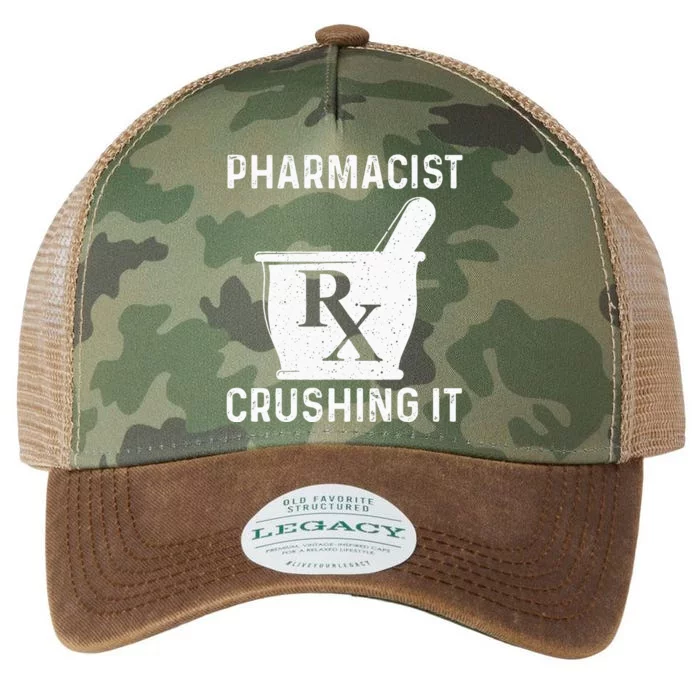 Funny Pharmacist Design For Wo Pharmacy Technician Legacy Tie Dye Trucker Hat