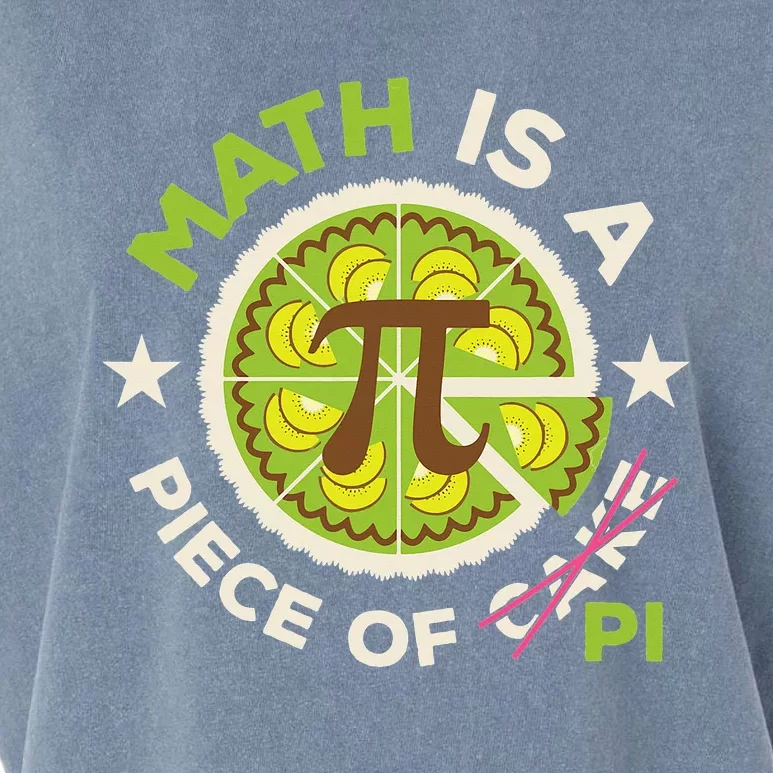 Funny Pi Day Math Teacher 3.14 Pi Symbol Nerd Garment-Dyed Women's Muscle Tee