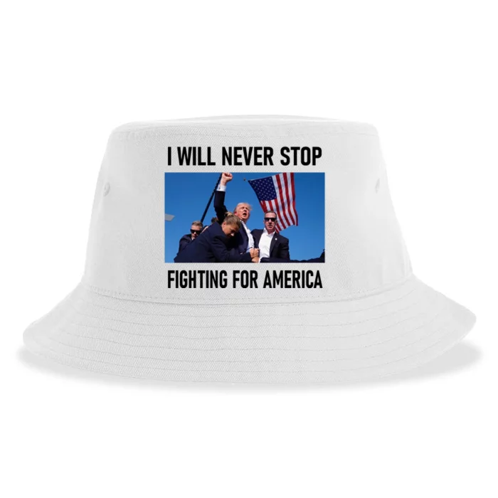 Former President Donald Trump Supporters Sustainable Bucket Hat