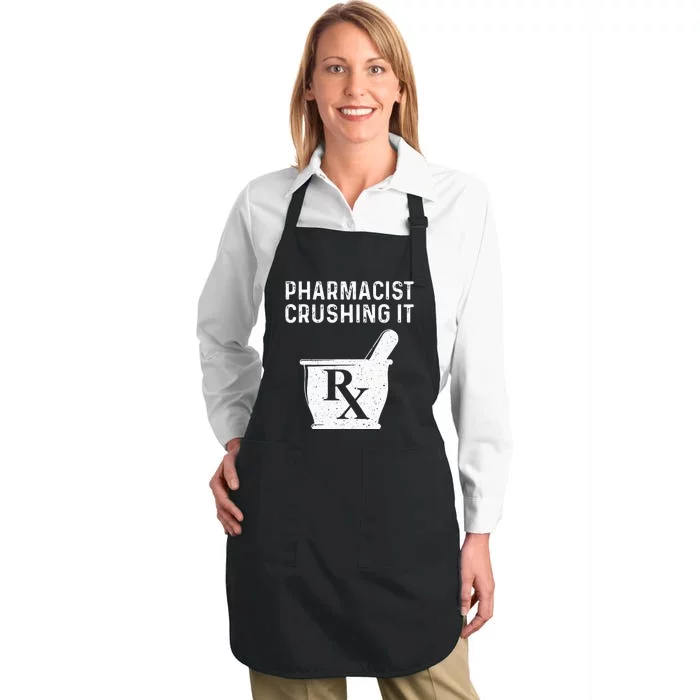 Funny Pharmacist Design For Wo Pharmacy Technician Full-Length Apron With Pocket