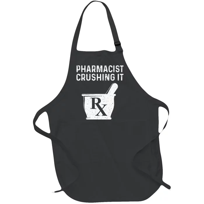 Funny Pharmacist Design For Wo Pharmacy Technician Full-Length Apron With Pocket