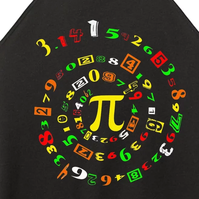 Funny Pi Day Spiral Pi Math For Pi Day 3 14 Women’s Perfect Tri Rocker Tank