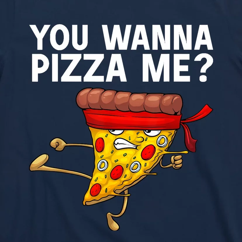 Funny Pizza Design For Italian Food Pizza Lover T-Shirt