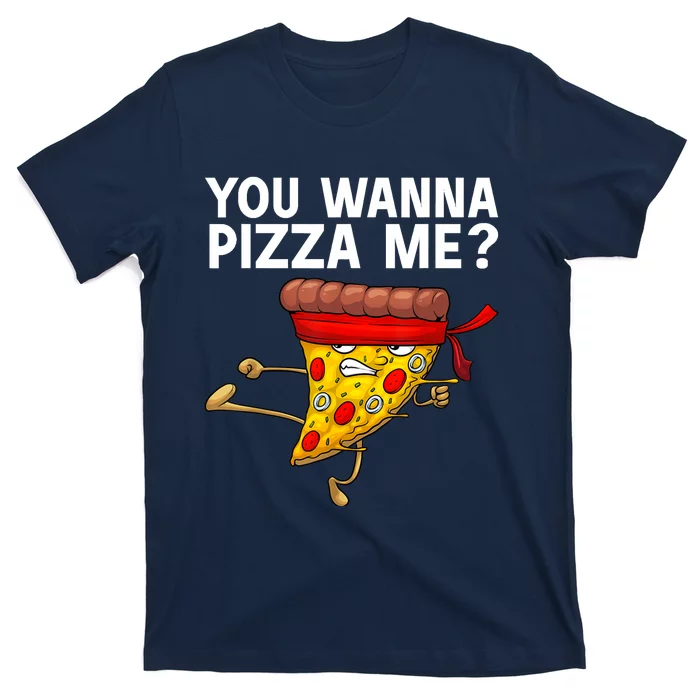 Funny Pizza Design For Italian Food Pizza Lover T-Shirt