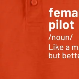 Female Pilot Definition Dry Zone Grid Performance Polo