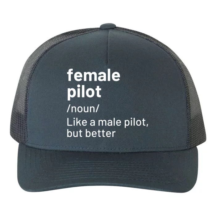 Female Pilot Definition Yupoong Adult 5-Panel Trucker Hat