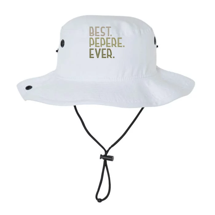 Funny Pepere Design For Grandad Fathers Day Best Pepere Ever Gift Legacy Cool Fit Booney Bucket Hat