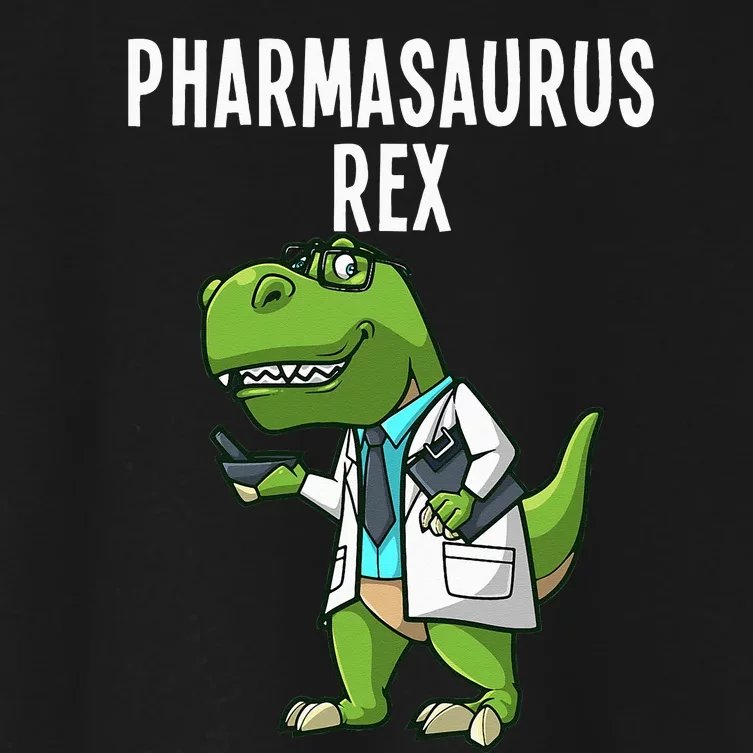 Funny Pharmacy Dinosaur Design For Wo Pharmacists Women's Crop Top Tee