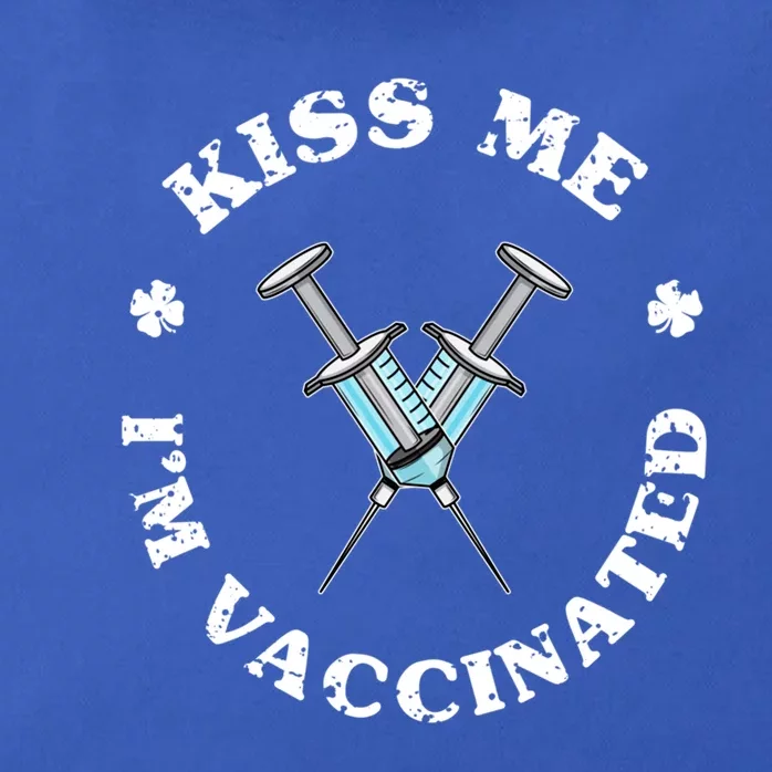 Fun Paddys Day Me I Am Vaccinated Great Gift Zip Tote Bag