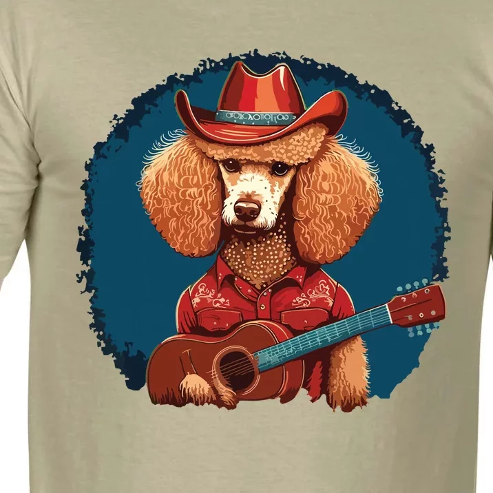 Funny Poodle Dog Miniature Poodle Toy Poodle Country Music Comfort Colors T-Shirt