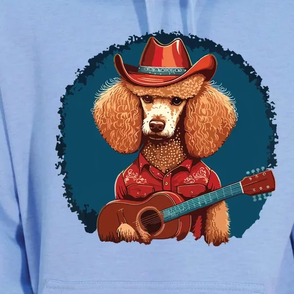 Funny Poodle Dog Miniature Poodle Toy Poodle Country Music Unisex Surf Hoodie