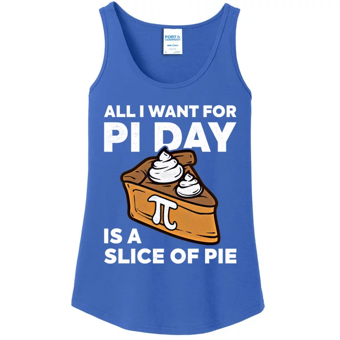 Funny Pi Day Math Teacher Design For Pie Lovers Happy Pi Day Gift Ladies Essential Tank