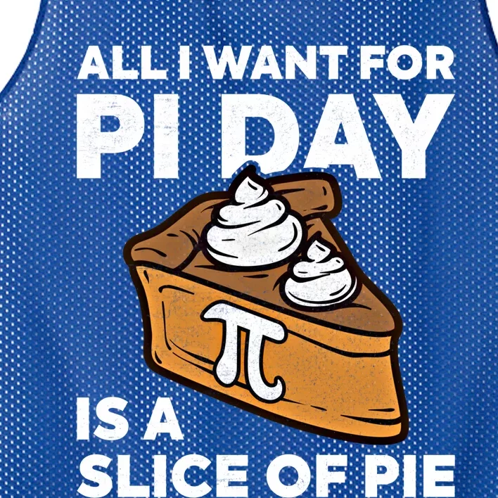 Funny Pi Day Math Teacher Design For Pie Lovers Happy Pi Day Gift Mesh Reversible Basketball Jersey Tank