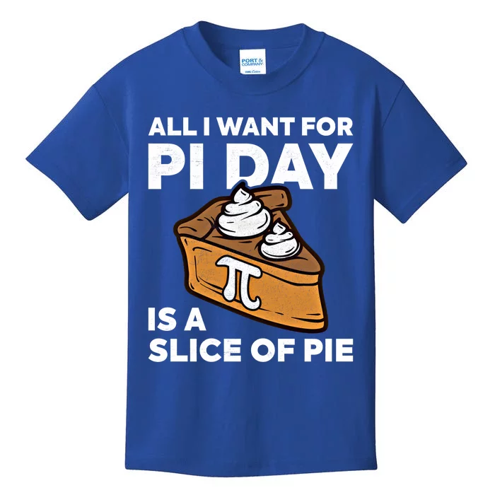 Funny Pi Day Math Teacher Design For Pie Lovers Happy Pi Day Gift Kids T-Shirt