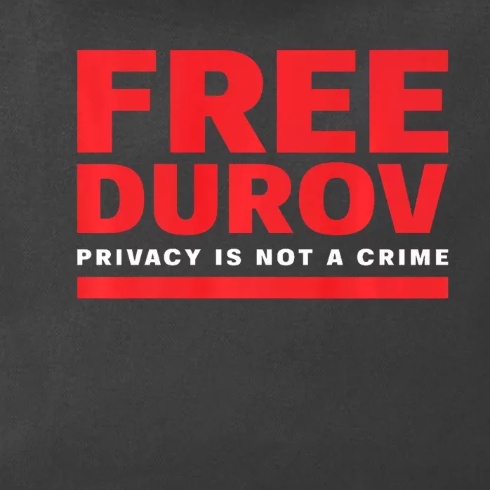 Free Pavel Durov Zip Tote Bag