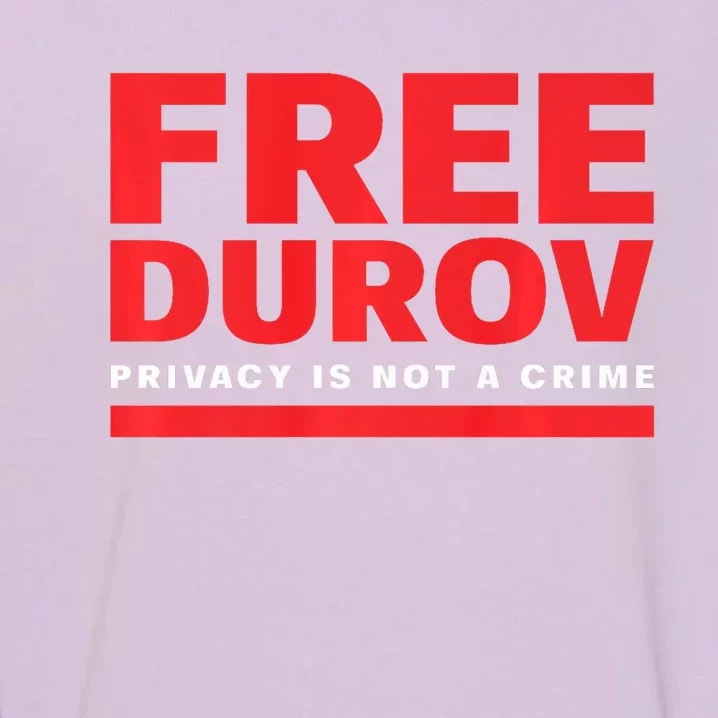 Free Pavel Durov Garment-Dyed Sweatshirt