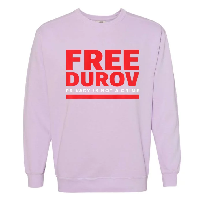 Free Pavel Durov Garment-Dyed Sweatshirt