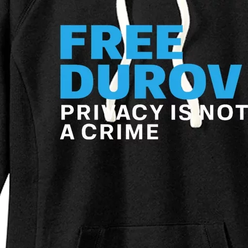 Free Pavel Durov Women's Fleece Hoodie