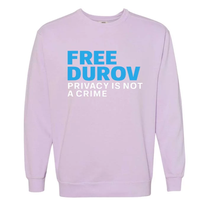 Free Pavel Durov Garment-Dyed Sweatshirt