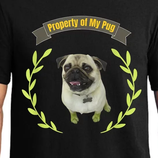 Funny Pug Dog Lover Property Of My Pug Pajama Set