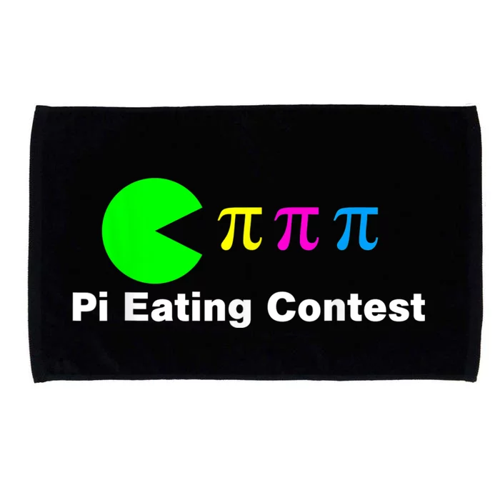 Funny Pi Day Math Science Pi Eating Contest Mix Microfiber Hand Towel