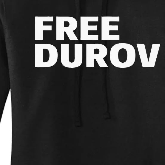 Free Pavel Durov Privacy Is Not A Crime Women's Pullover Hoodie