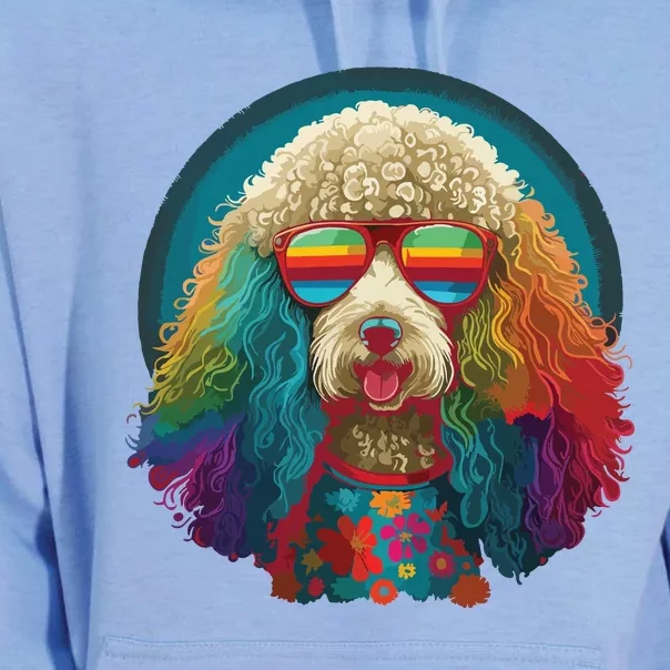 Funny Poodle Dog Miniature Poodle Toy Poodle Hippie Unisex Surf Hoodie