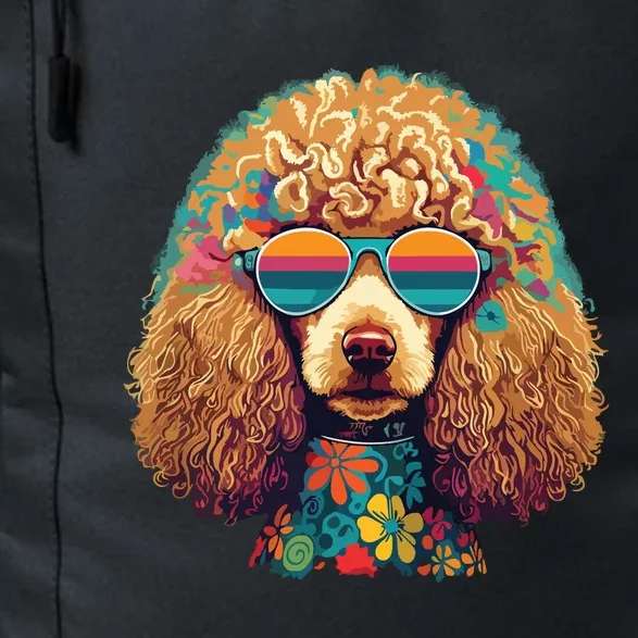 Funny Poodle Dog Miniature Poodle Toy Poodle Hippie Daily Commute Backpack