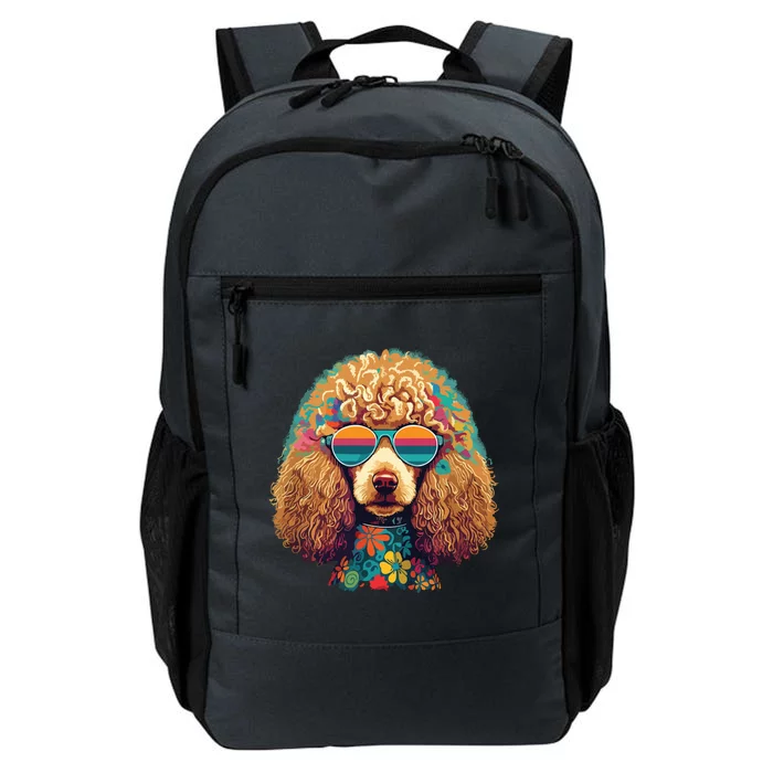 Funny Poodle Dog Miniature Poodle Toy Poodle Hippie Daily Commute Backpack